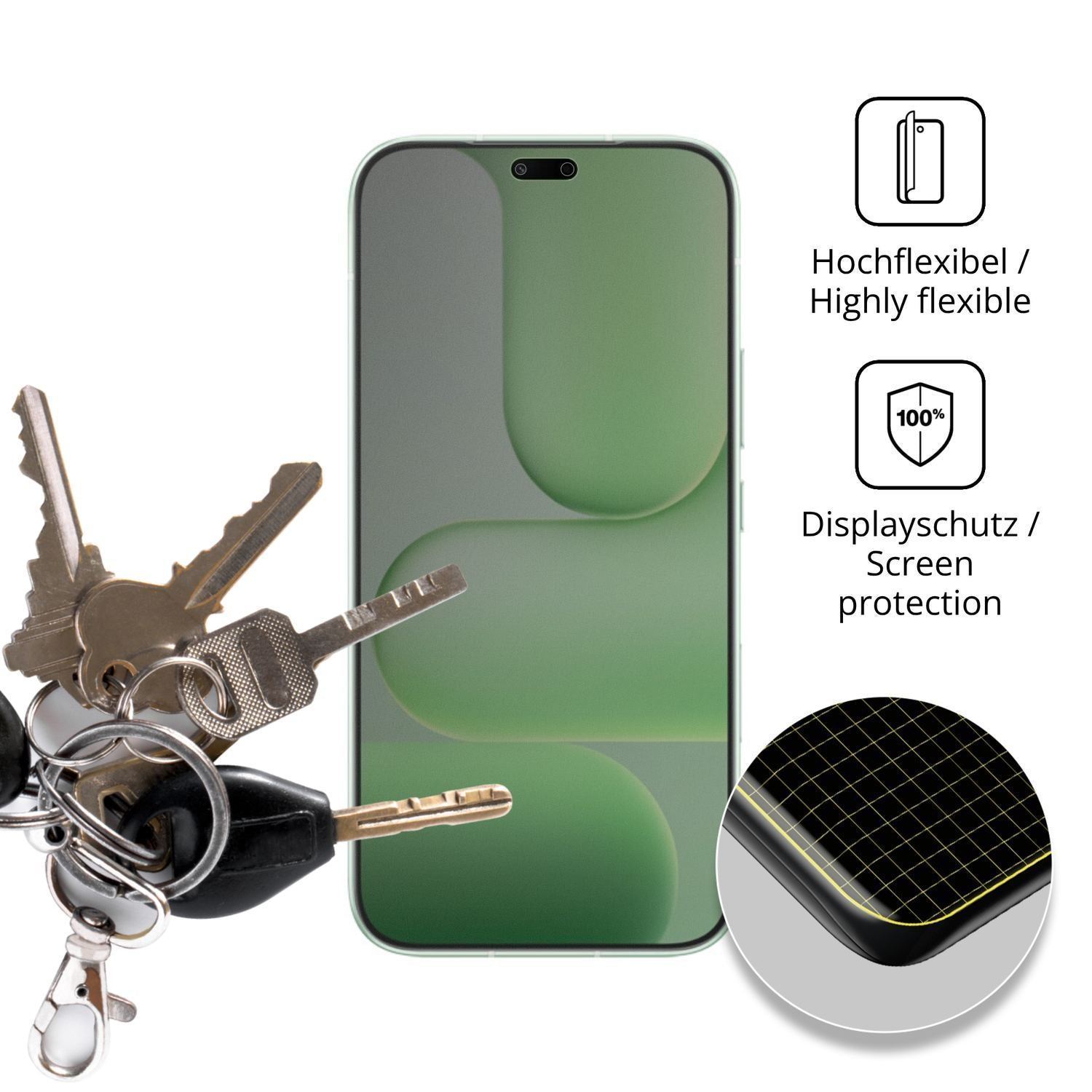 Full Cover Privacy Blickschutzfolie für Honor 600e (3)