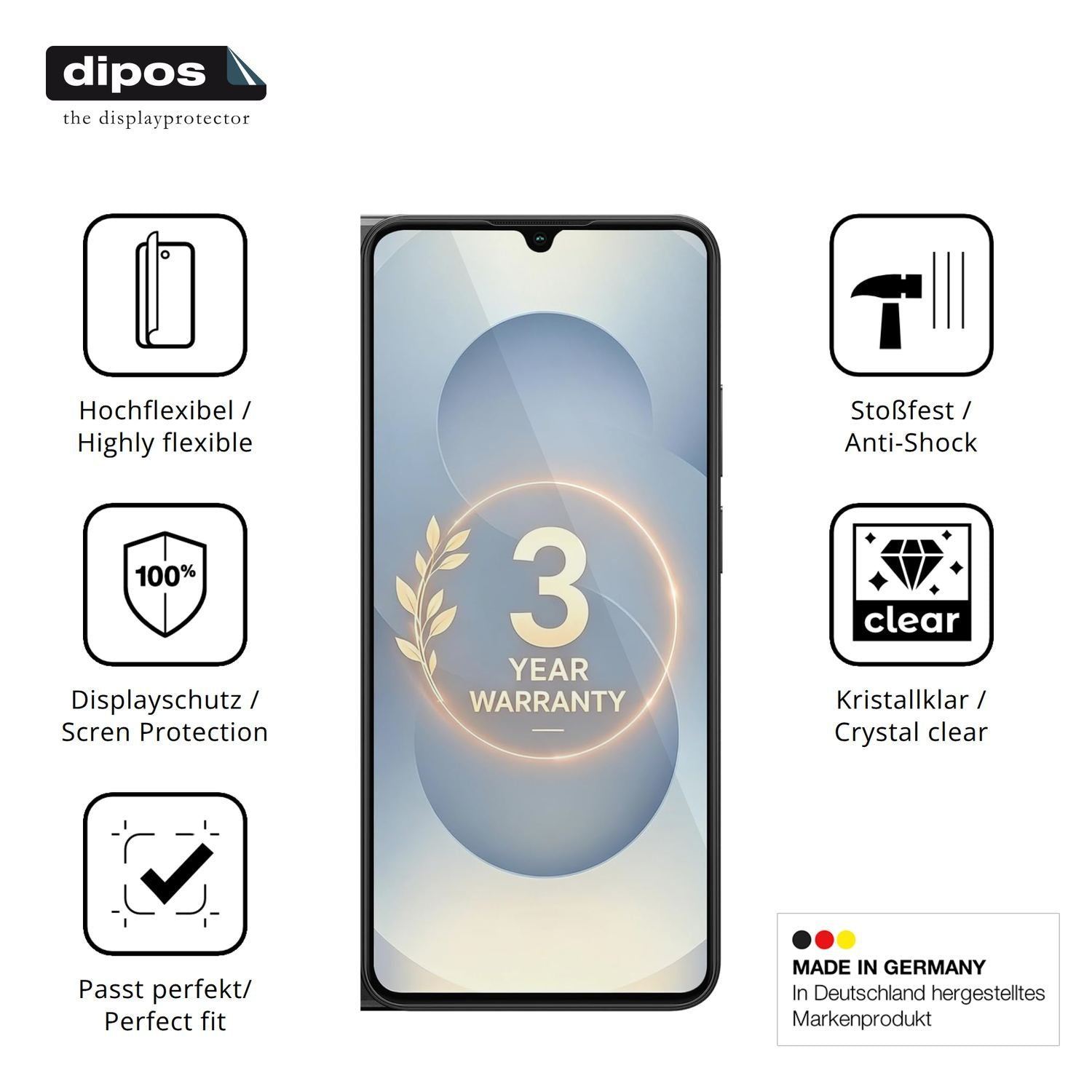 2x 3D Full Cover Schutzfolie für Blackview Wave 10 (7)