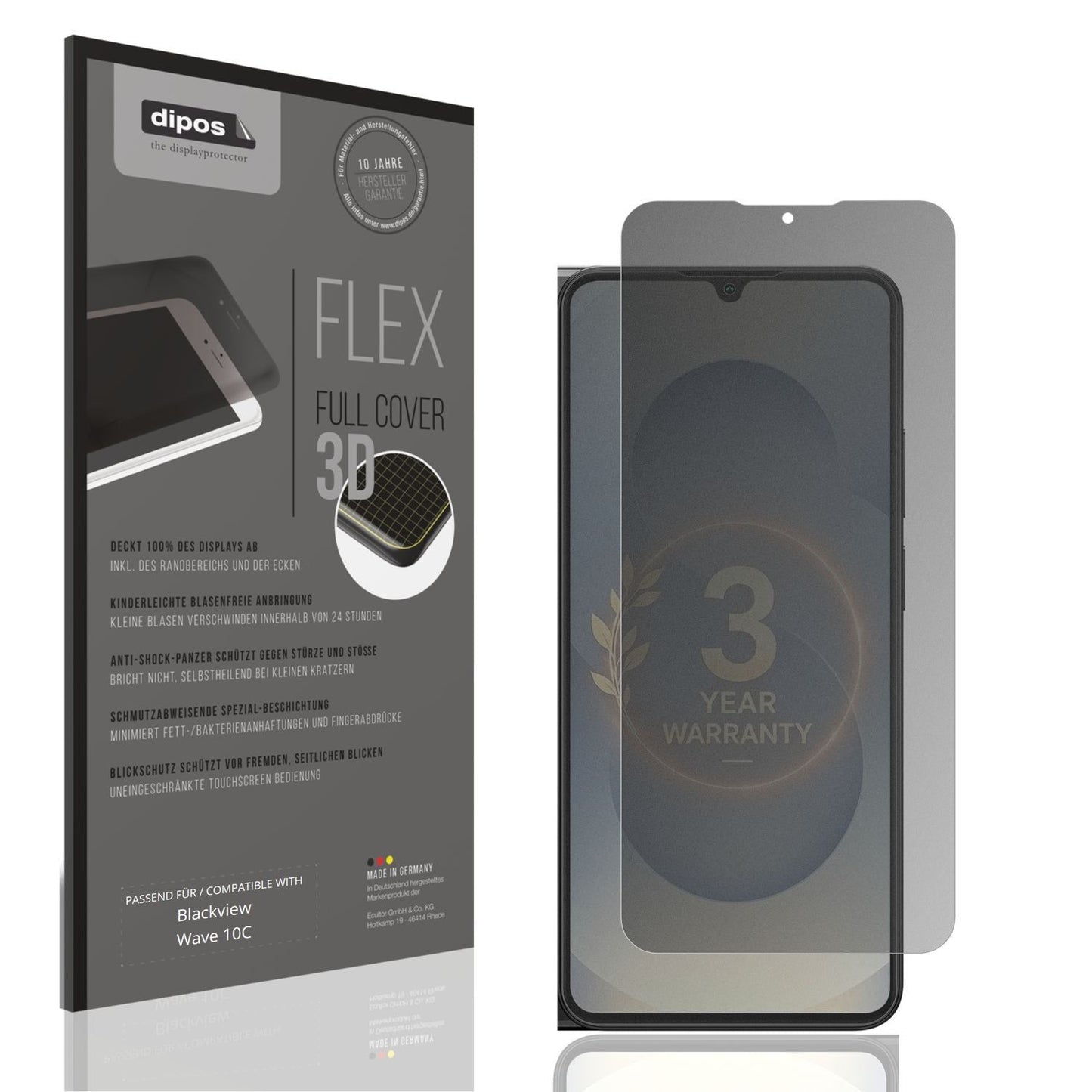 Full Cover Privacy Blickschutzfolie für Blackview  (1)