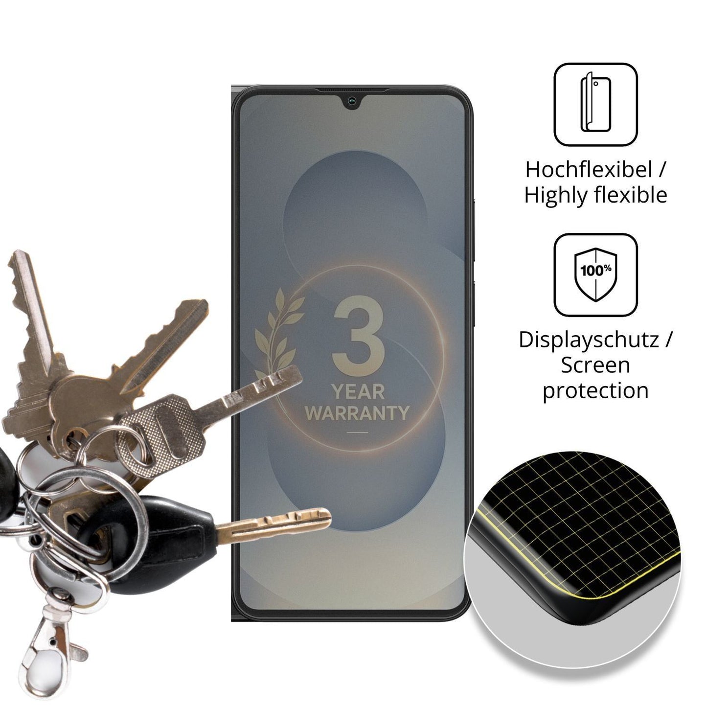 Full Cover Privacy Blickschutzfolie für Blackview  (3)