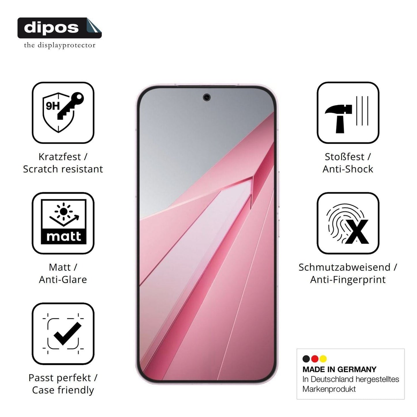 2x 9H Schutzfolie matt für Oppo K15 Pro+ Panzerfol (1)