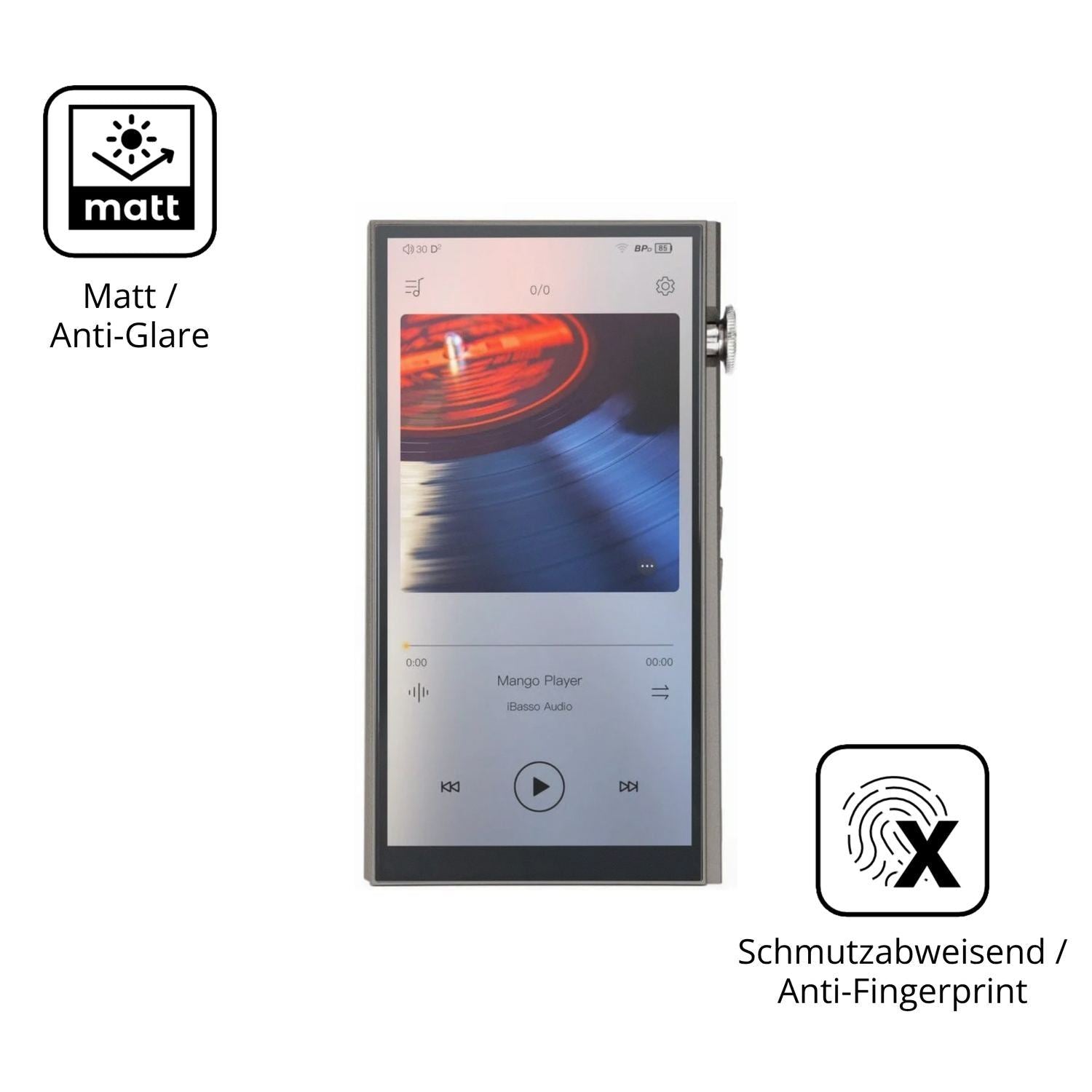 4x Schutzfolie matt für iBasso DX270 Display-Schut (5)