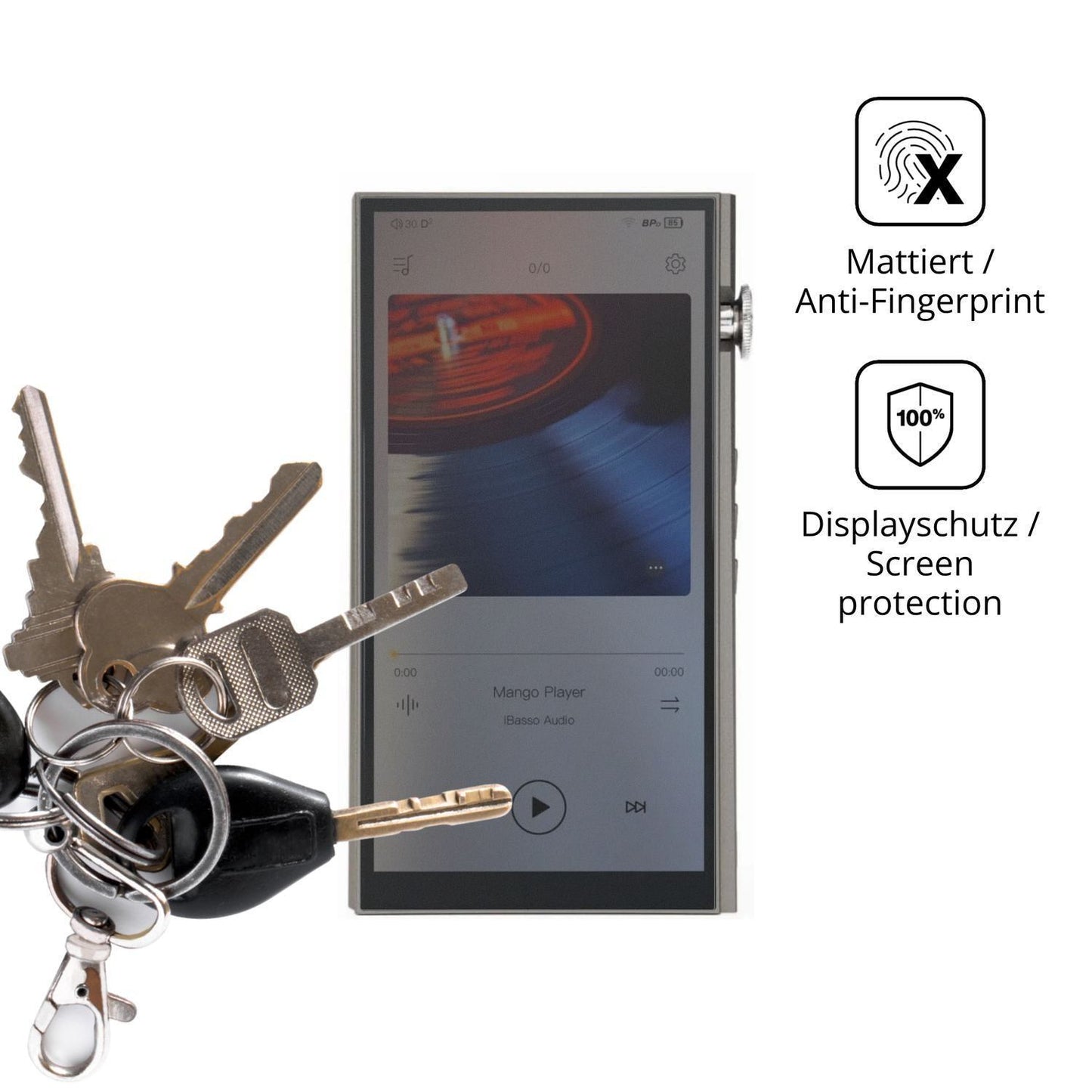 Blickschutzfolie für iBasso DX270 matt Schutzfolie (3)