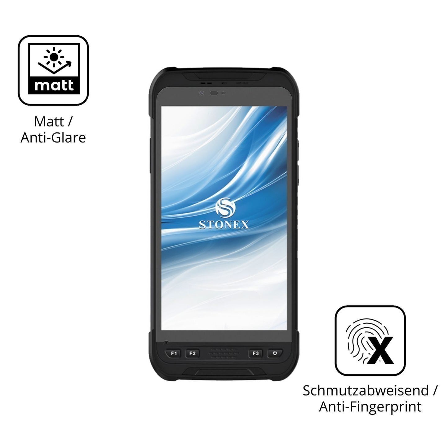 4x Schutzfolie matt für Stonex S60 Display-Schutzf (5)