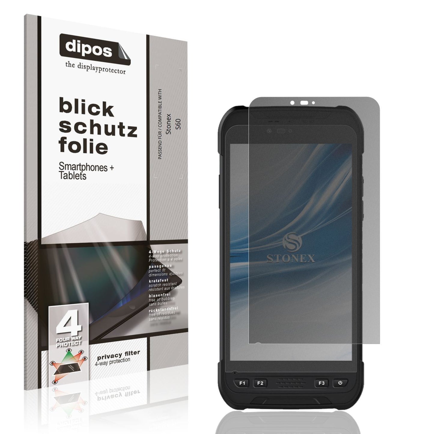 Blickschutzfolie für Stonex S60 matt Schutzfolie P (1)