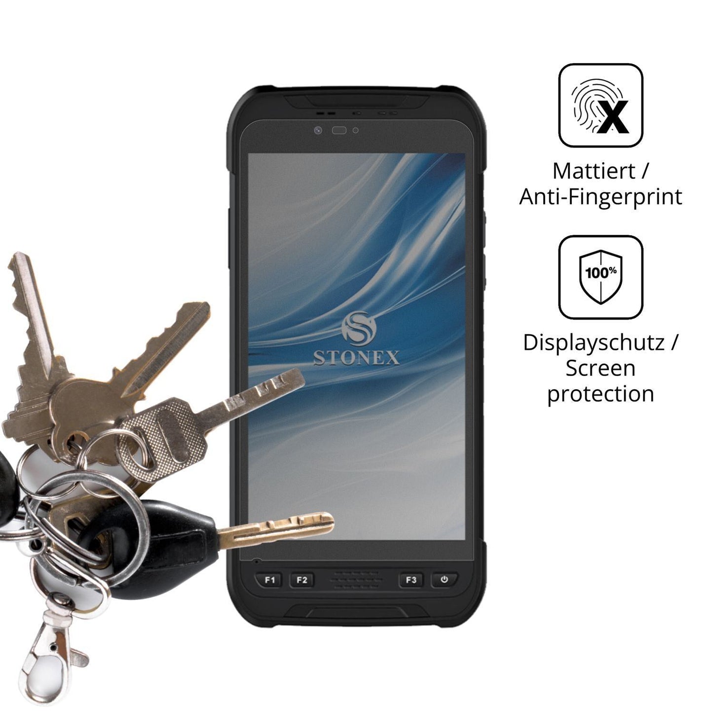 Blickschutzfolie für Stonex S60 matt Schutzfolie P (3)