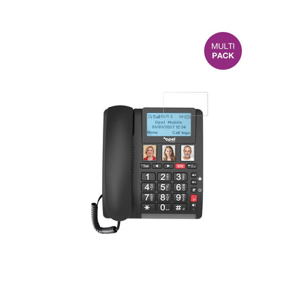4x Schutzfolie klar für Opel Mobile Home Phone 2 D (2)