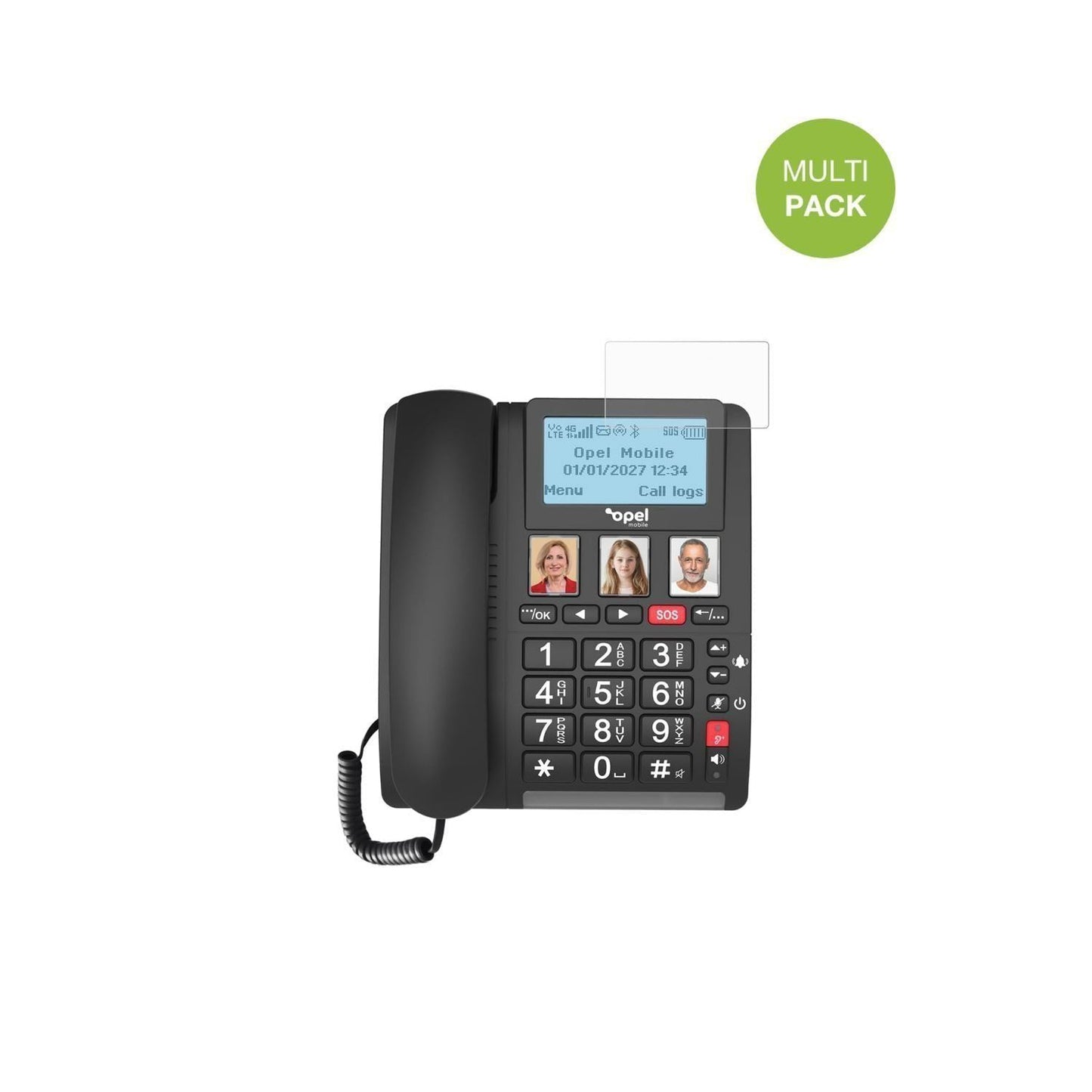 4x Schutzfolie matt für Opel Mobile Home Phone 2 D (2)