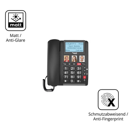 4x Schutzfolie matt für Opel Mobile Home Phone 2 D (5)