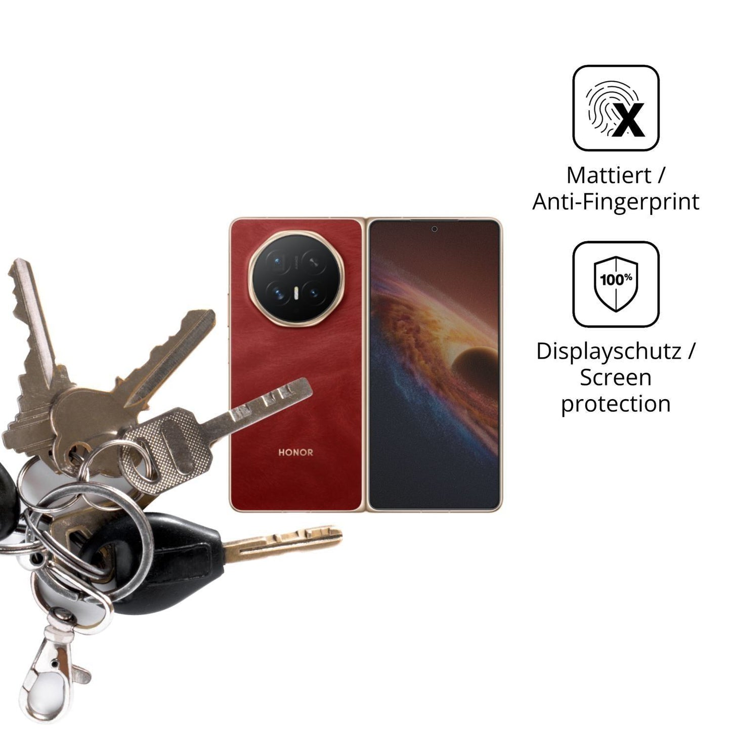 Blickschutzfolie für Honor Magic V6 Aussenseite ma (3)