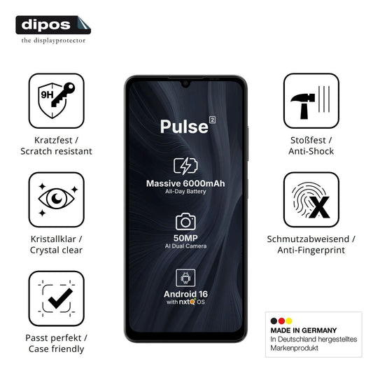 2x 9H Schutzfolie für Aiplus AI+ Pulse 2 Panzerfol (1)