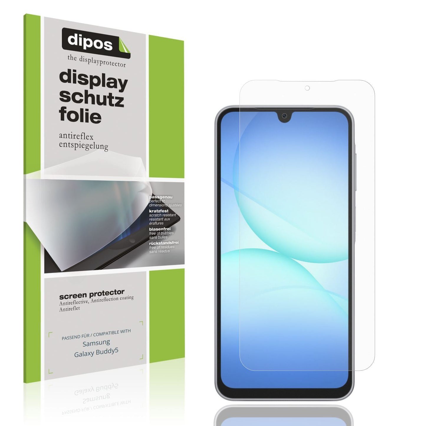 4x Schutzfolie matt für Samsung Galaxy Buddy5 Disp (1)