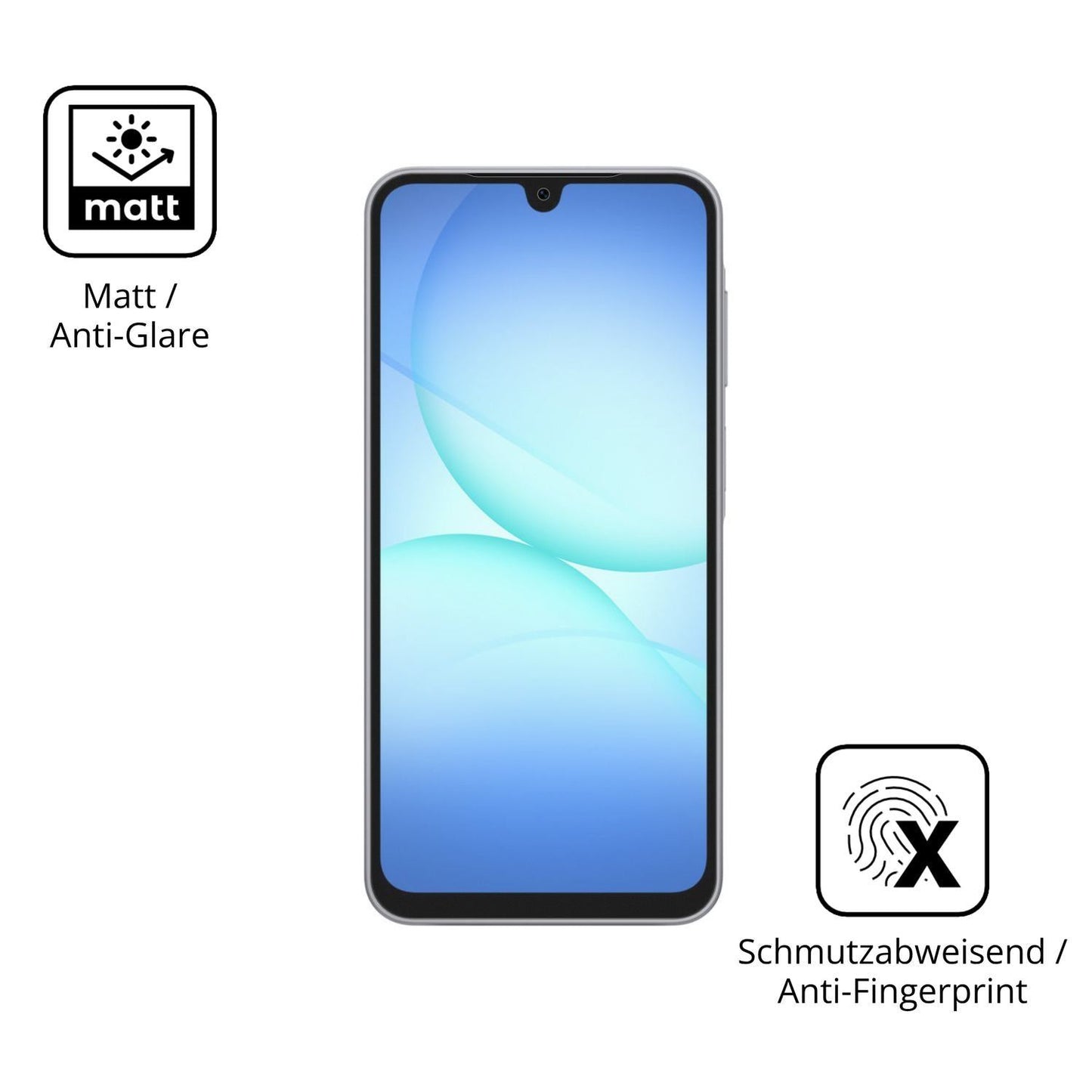 4x Schutzfolie matt für Samsung Galaxy Buddy5 Disp (5)