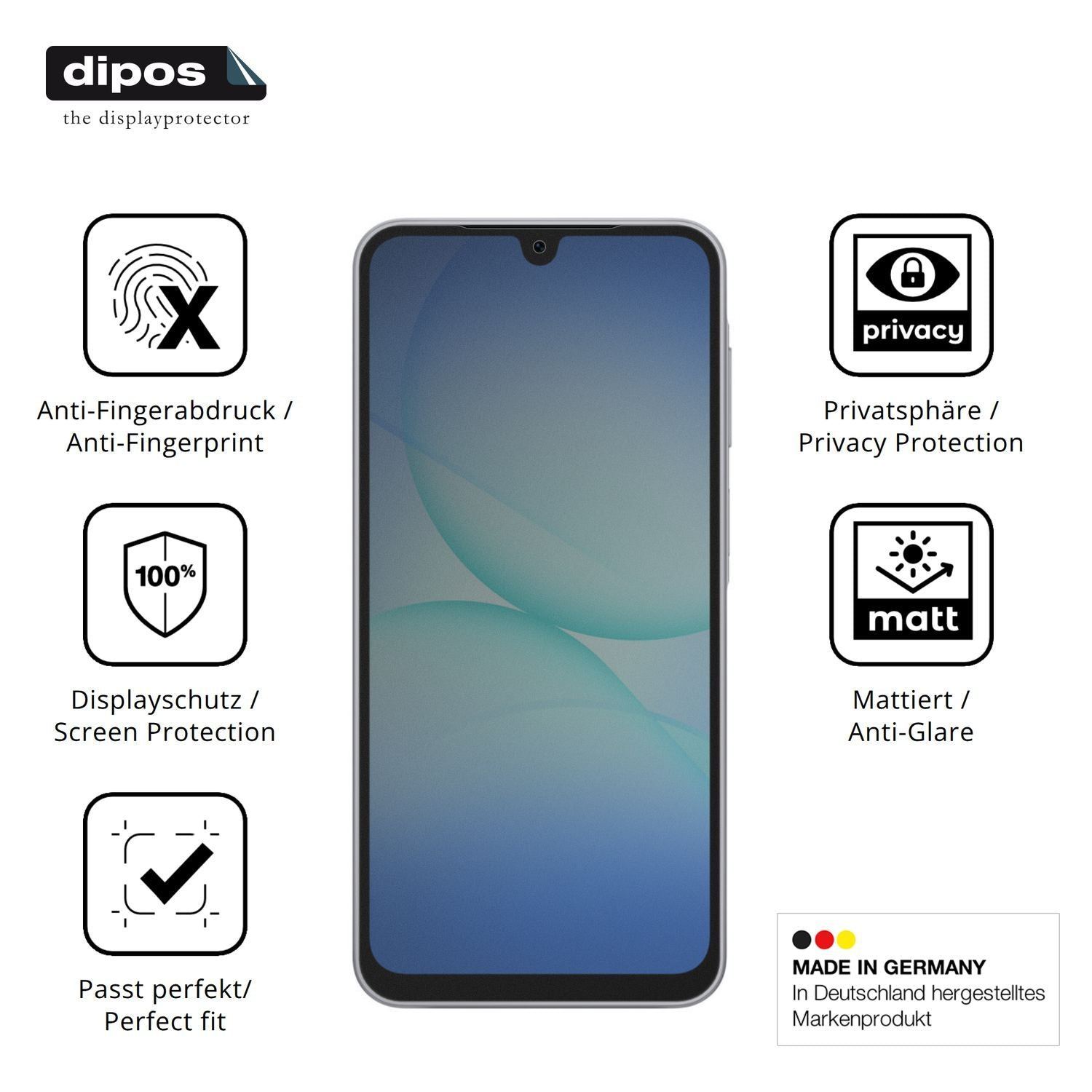 Blickschutzfolie für Samsung Galaxy Buddy5 matt Sc (5)
