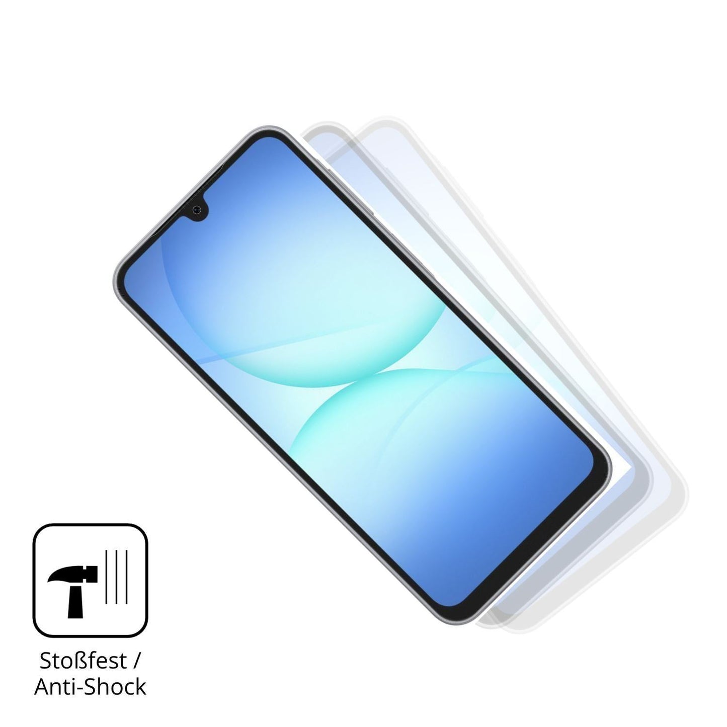 2x 9H Schutzfolie matt für Samsung Galaxy Buddy5 P (4)