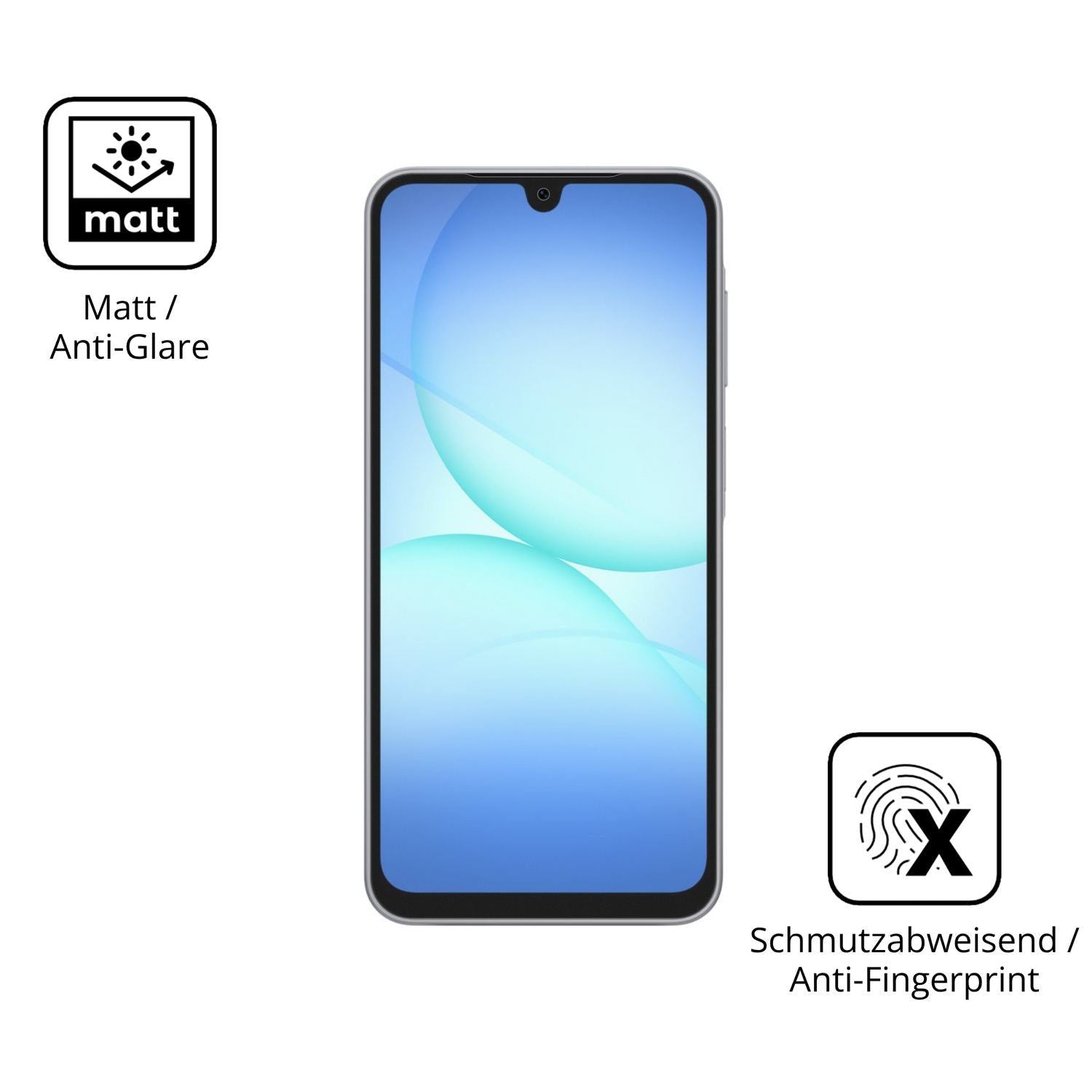2x 9H Schutzfolie matt für Samsung Galaxy Buddy5 P (5)
