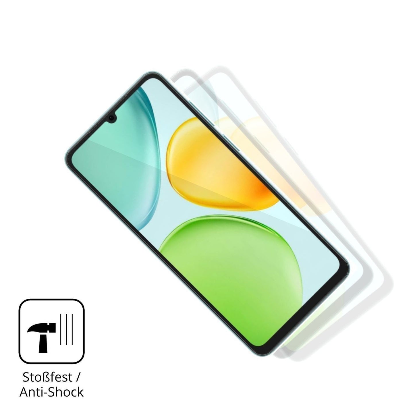 2x 9H Schutzfolie für Honor 500 Smart 5G Panzerfol (4)