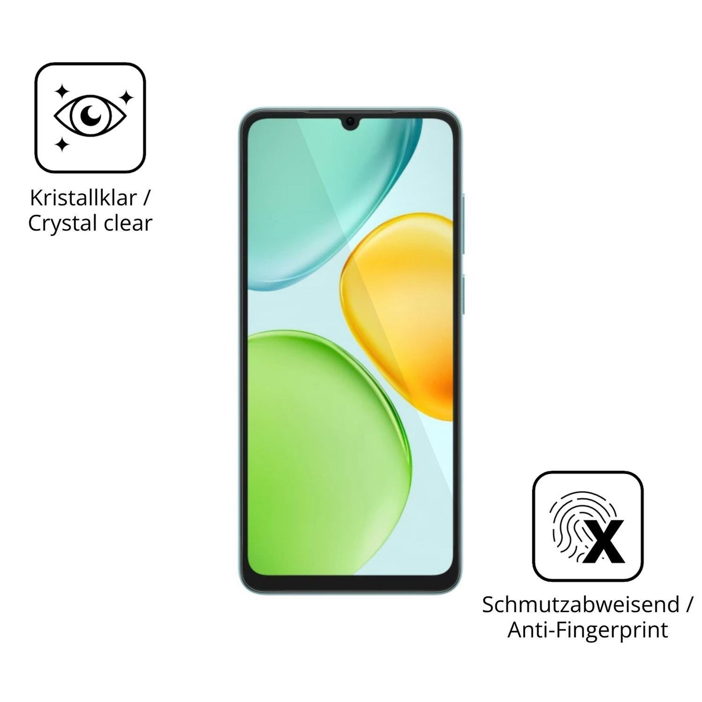 2x 9H Schutzfolie für Honor 500 Smart 5G Panzerfol (5)