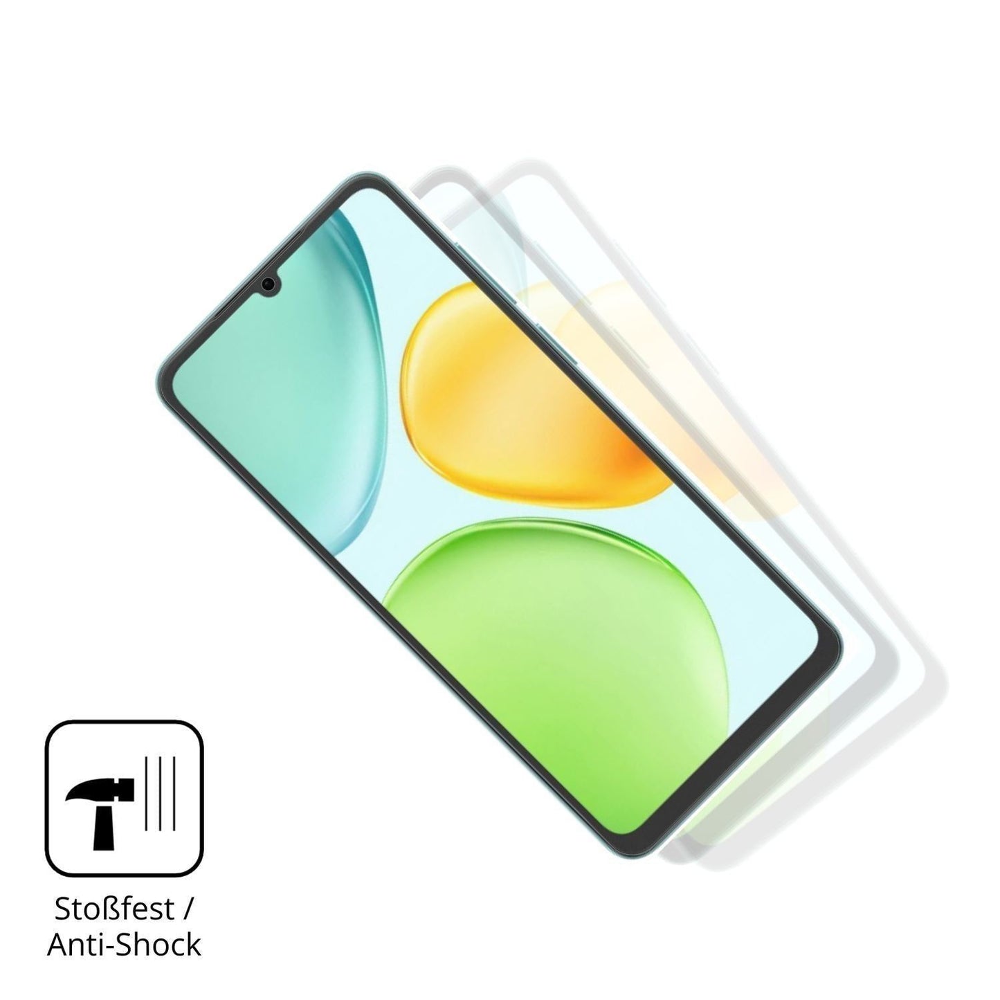 2x 9H Schutzfolie matt für Honor 500 Smart 5G Panz (4)