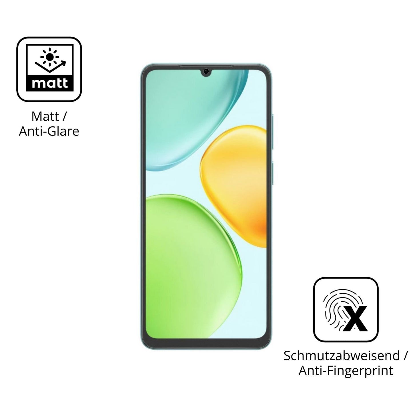 2x 9H Schutzfolie matt für Honor 500 Smart 5G Panz (5)
