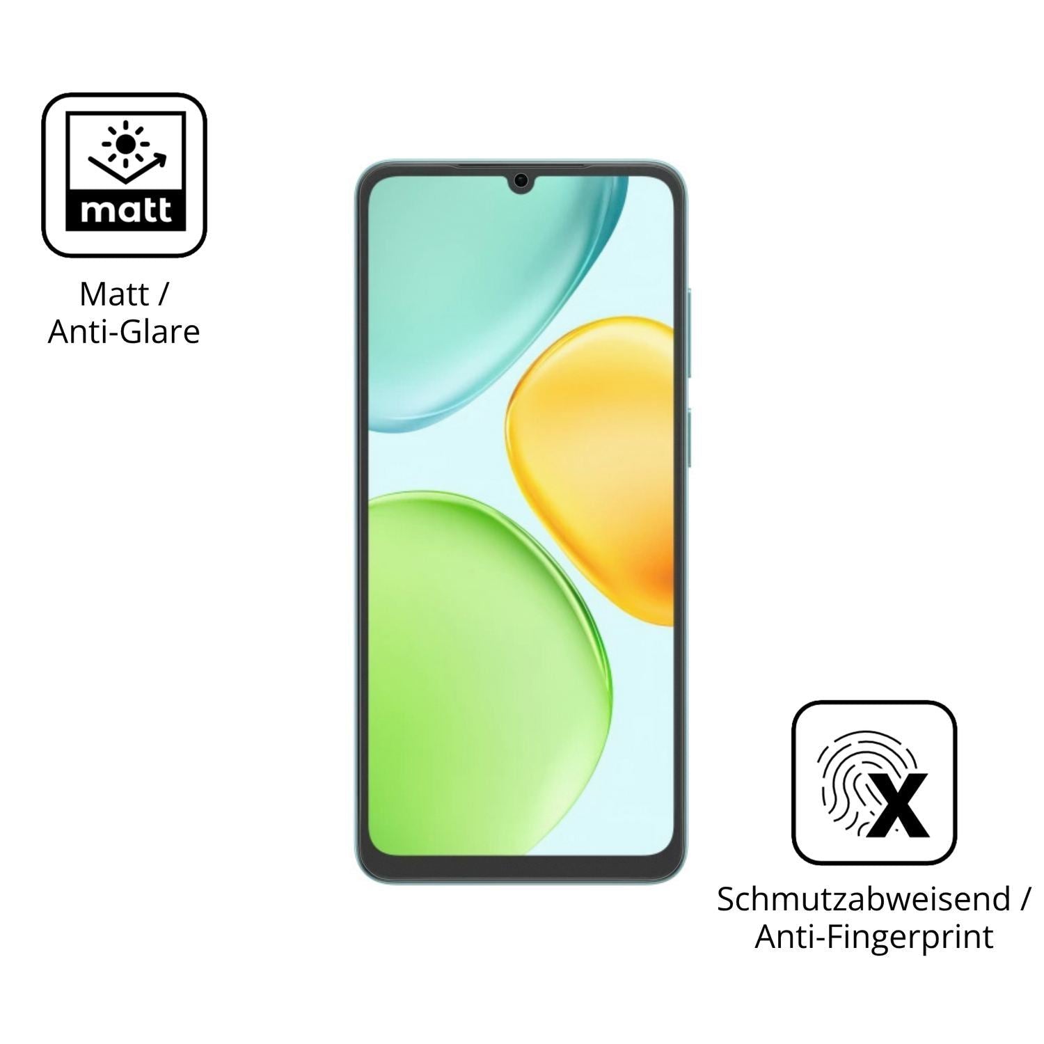 2x 9H Schutzfolie matt für Honor 500 Smart 5G Panz (5)