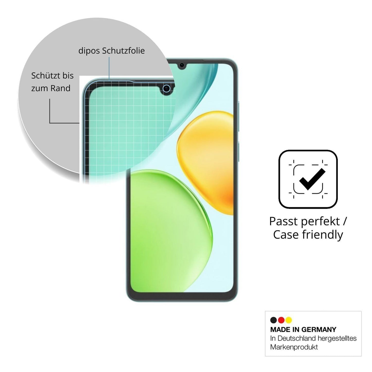 2x 9H Schutzfolie matt für Honor 500 Smart 5G Panz (6)
