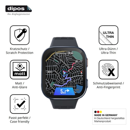 6x Schutzfolie matt für Amazfit Bip Max 50mm Displ (7)