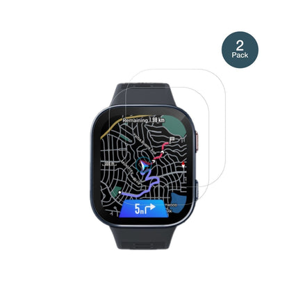 2x 9H Schutzfolie für Amazfit Bip Max 50mm Panzerf (2)