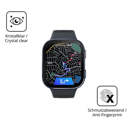 2x 9H Schutzfolie für Amazfit Bip Max 50mm Panzerf (5)