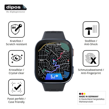 2x 9H Schutzfolie für Amazfit Bip Max 50mm Panzerf (7)