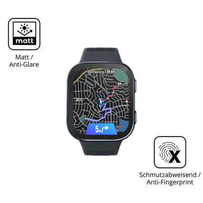 2x 9H Schutzfolie matt für Amazfit Bip Max 50mm Pa (5)