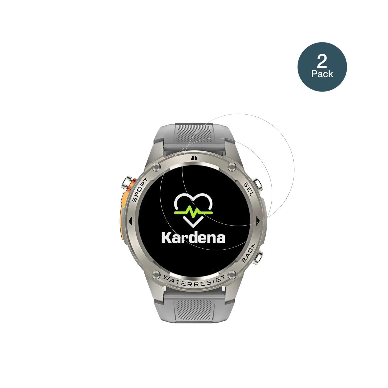 2x 9H Schutzfolie für Kardena Care GPS Panzerfolie (2)