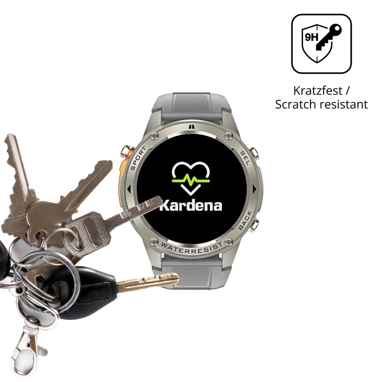 2x 9H Schutzfolie für Kardena Care GPS Panzerfolie (3)