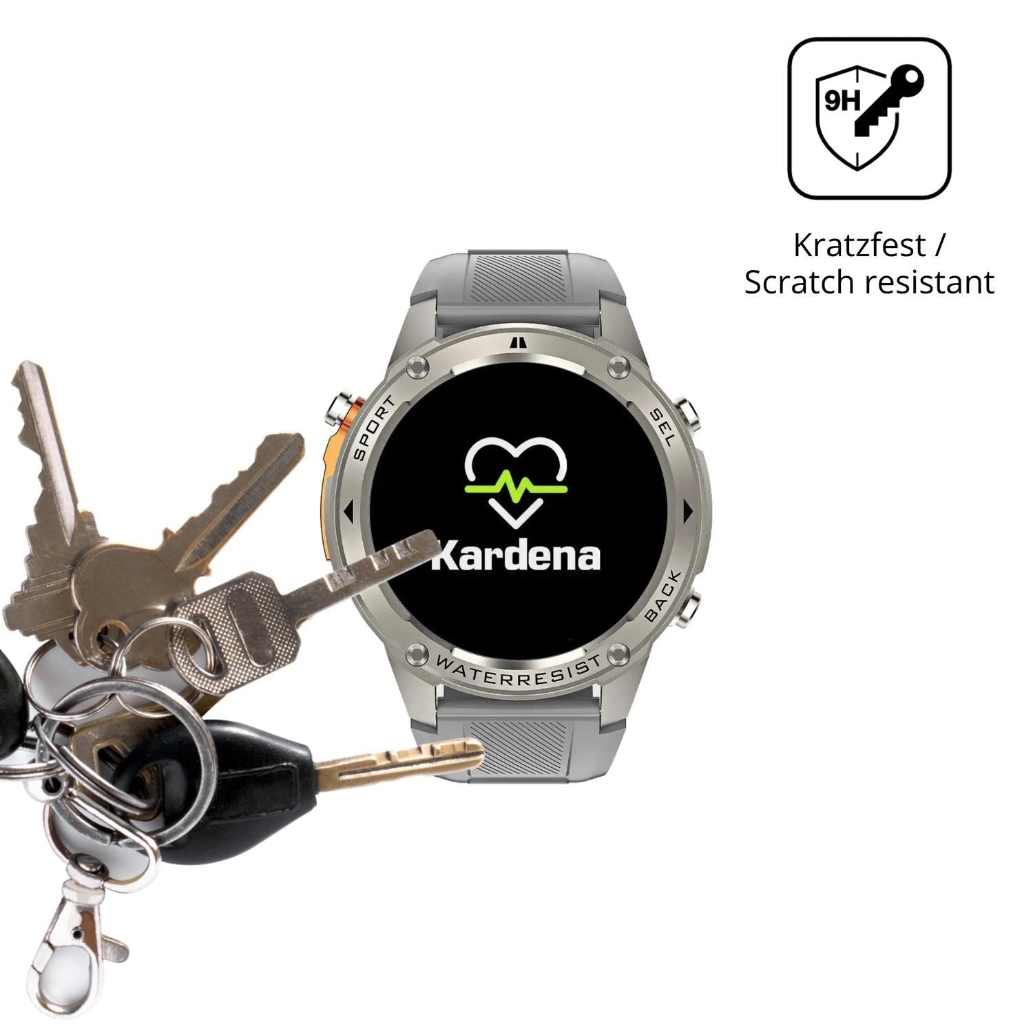 2x 9H Schutzfolie für Kardena Care GPS Panzerfolie (3)