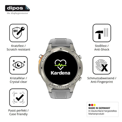 2x 9H Schutzfolie für Kardena Care GPS Panzerfolie (7)