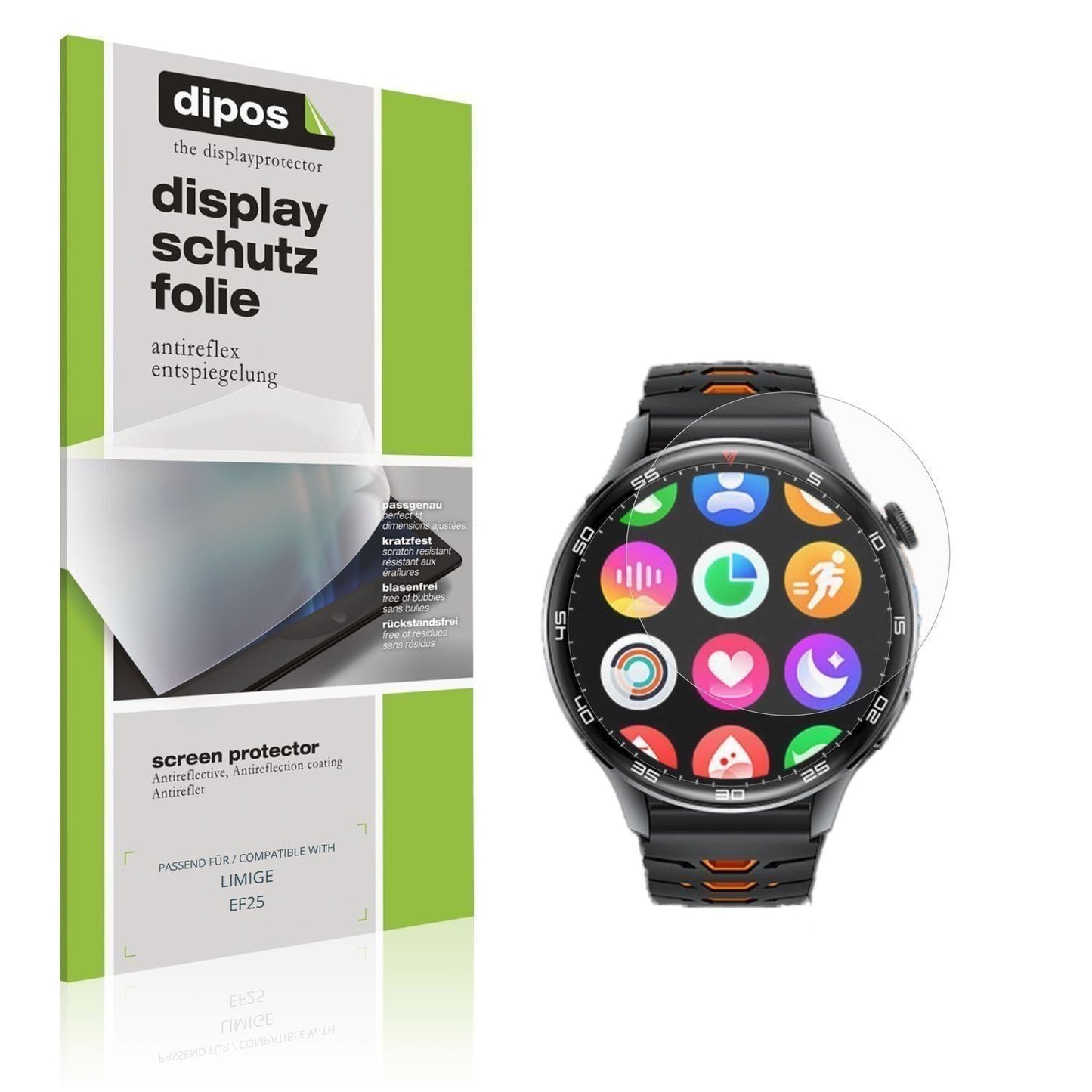 6x Schutzfolie matt für LIMIGE EF25 Display-Schutz (1)