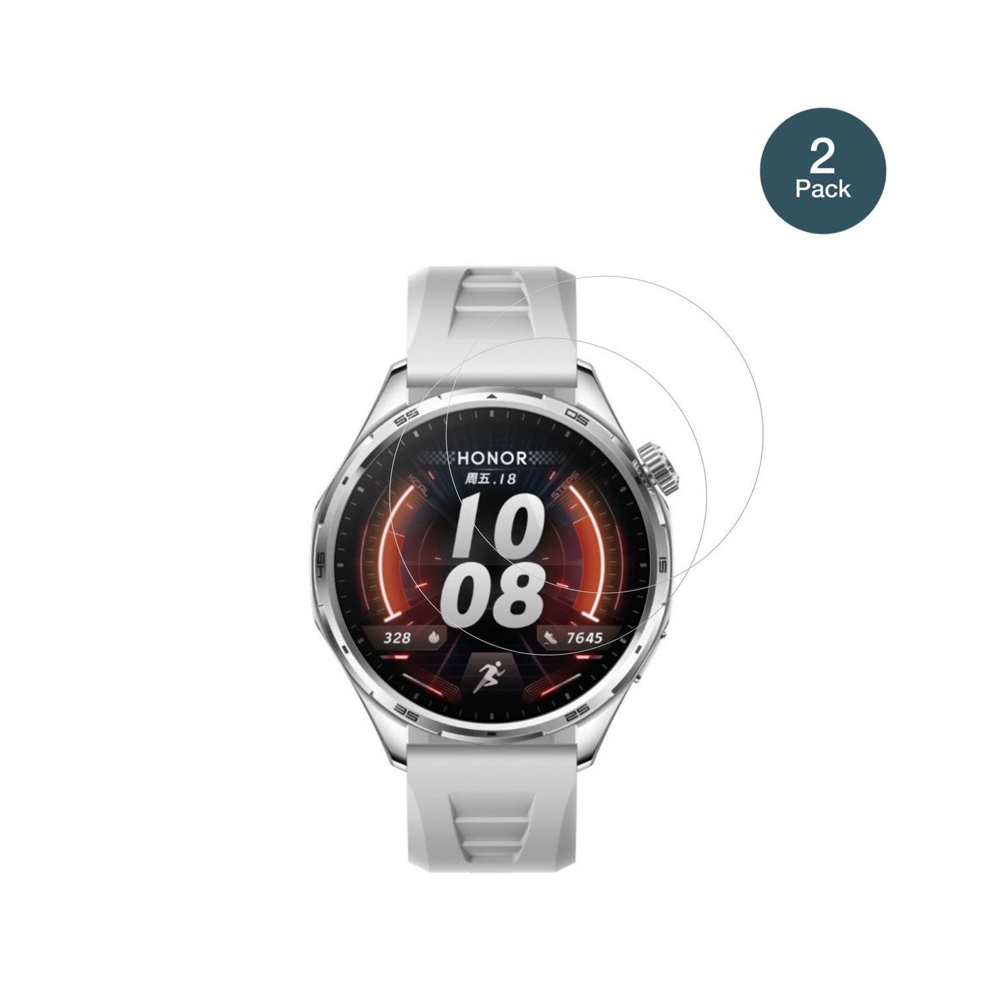 2x 9H Schutzfolie für Honor Watch 6 Plus Panzerfol (2)