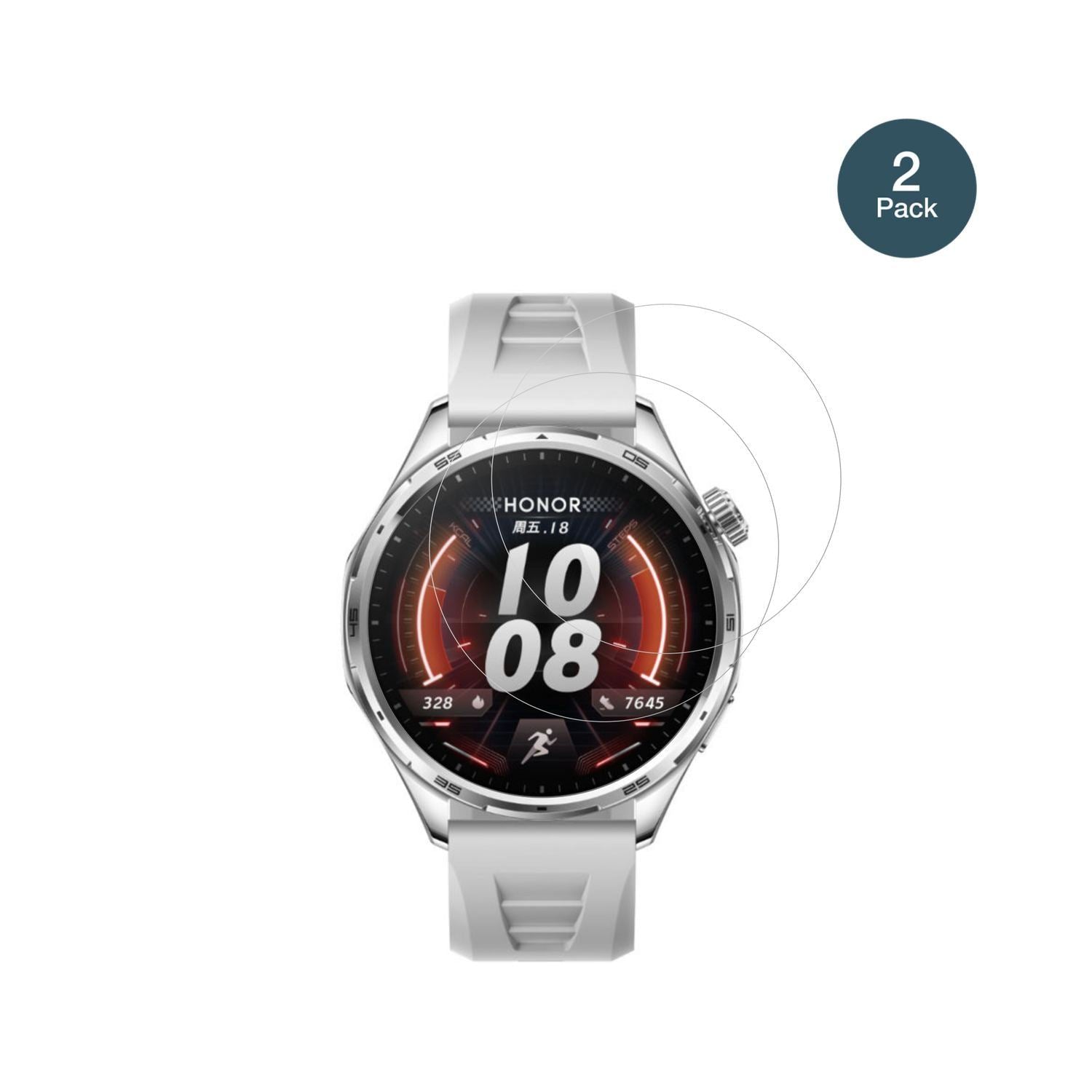 2x 9H Schutzfolie für Honor Watch 6 Plus Panzerfol (2)