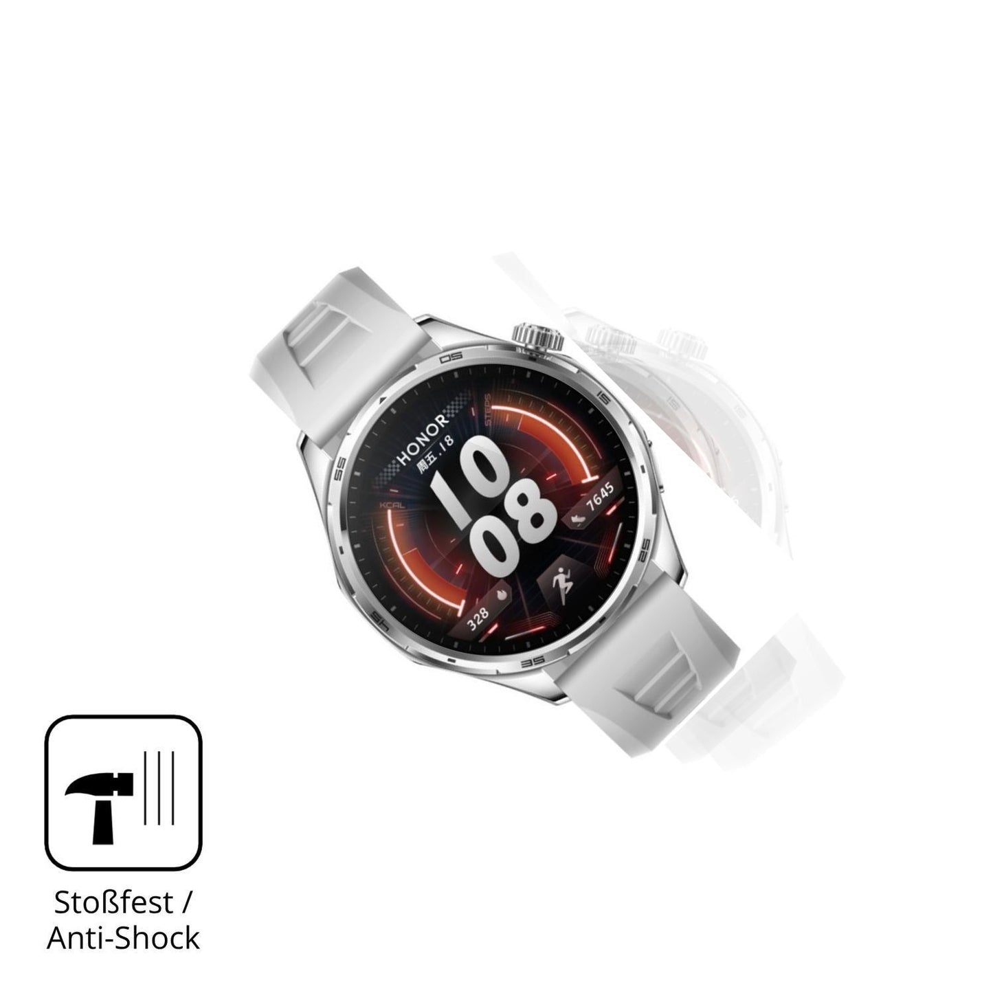 2x 9H Schutzfolie für Honor Watch 6 Plus Panzerfol (4)