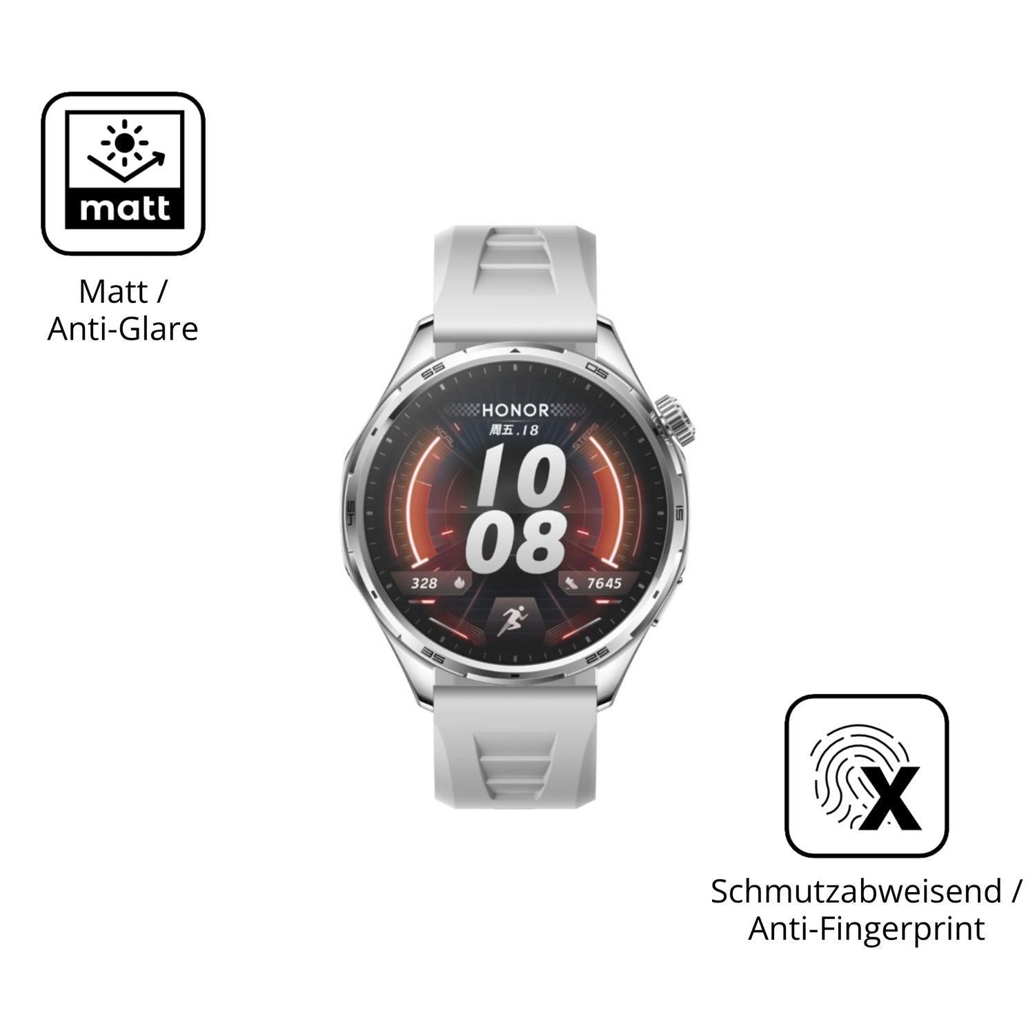2x 9H Schutzfolie matt für Honor Watch 6 Plus Panz (5)