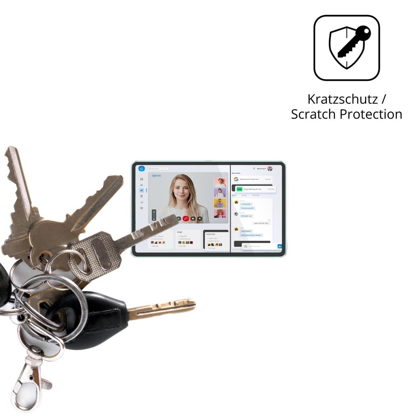2x Schutzfolie klar für Azeyou T11 Display-Schutzf (4)