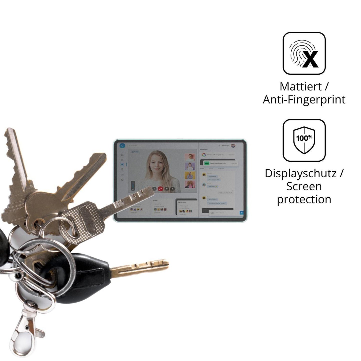 Blickschutzfolie für Azeyou T11 matt Schutzfolie P (3)