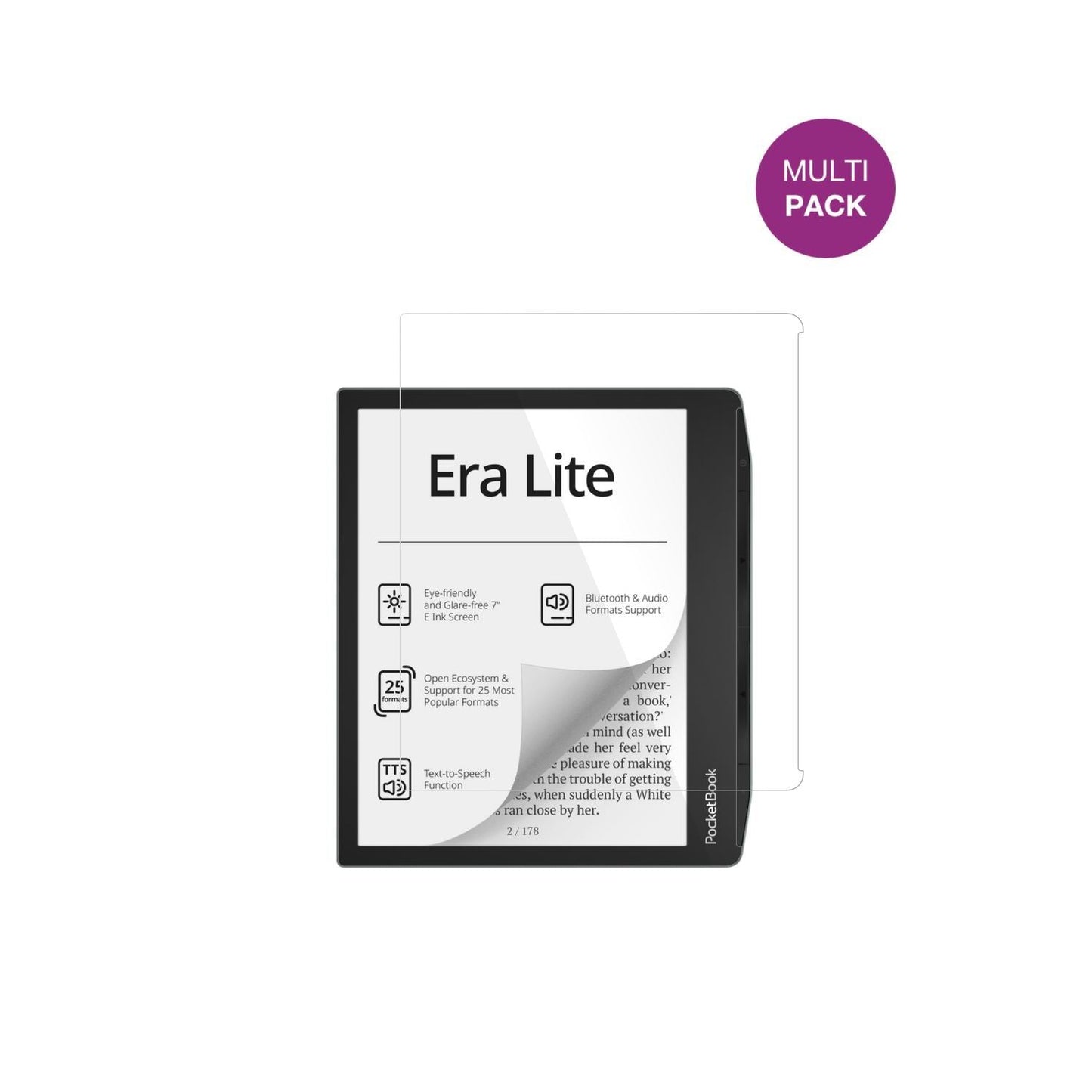 2x Schutzfolie klar für PocketBook Era Lite Displa (2)