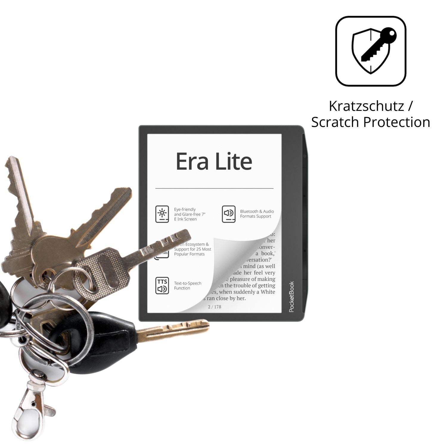 2x Schutzfolie matt für PocketBook Era Lite Displa (4)