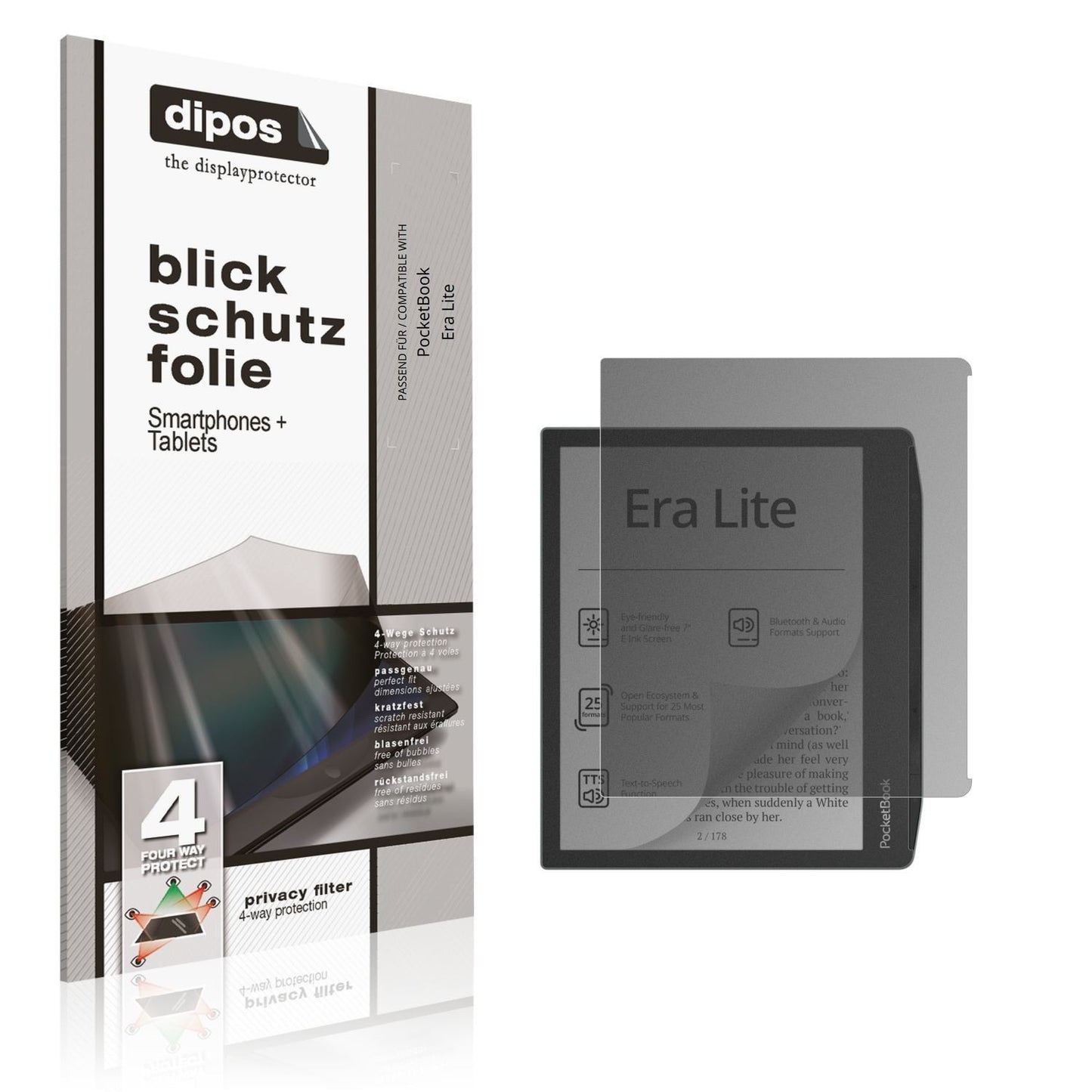 Blickschutzfolie für PocketBook Era Lite matt Schu (1)