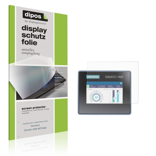 2x Schutzfolie matt für Siemens Simatic HMI MTP400 (1)