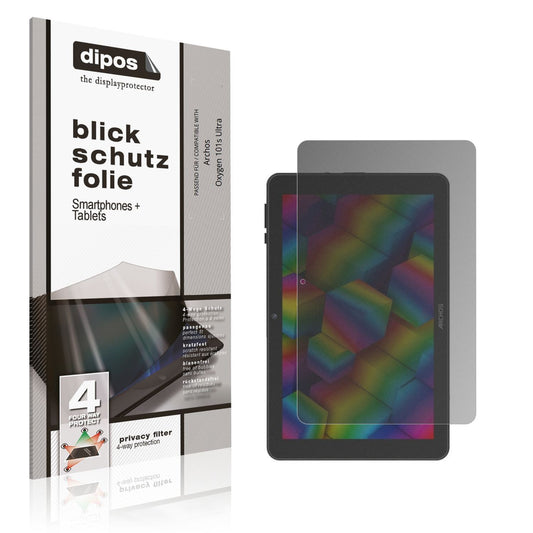 Blickschutzfolie für Archos Oxygen 101s Ultra matt (1)