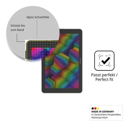 Blickschutzfolie für Archos Oxygen 101s Ultra matt (4)