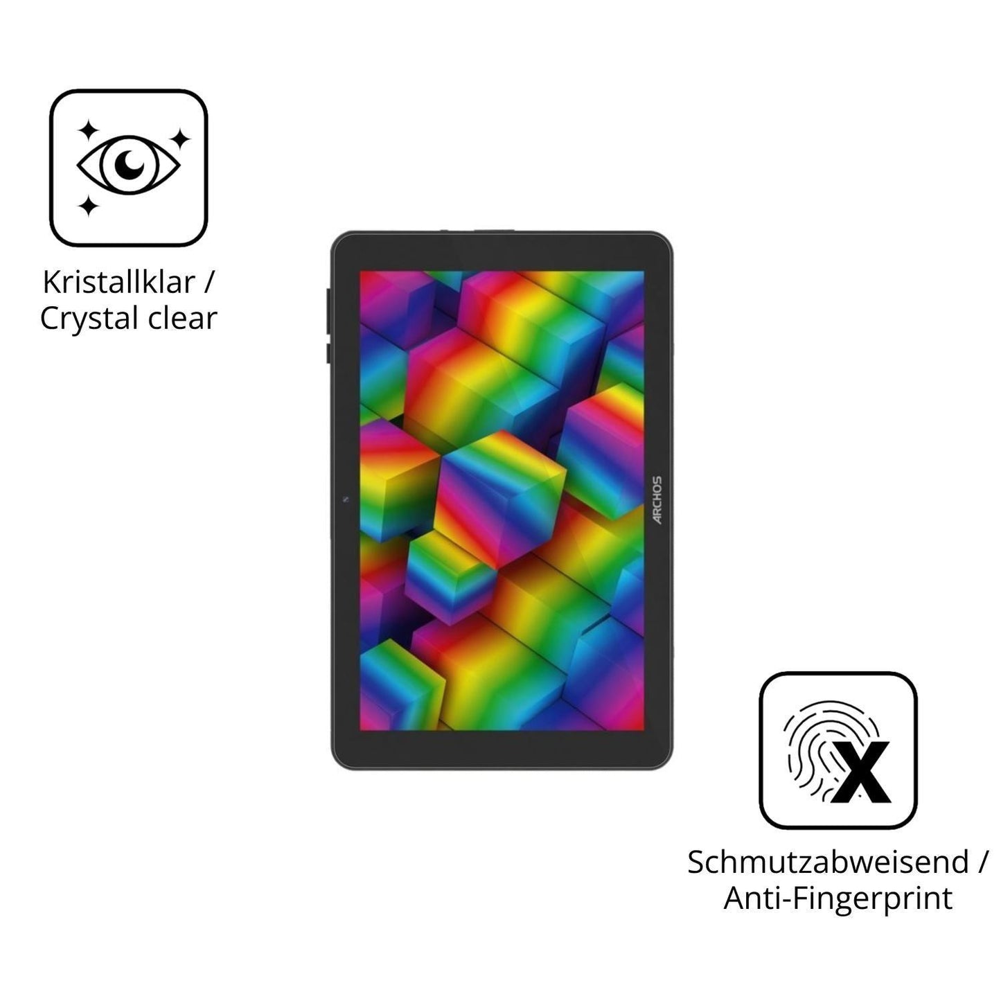 2x 9H Schutzfolie für Archos Oxygen 101s Ultra Pan (5)