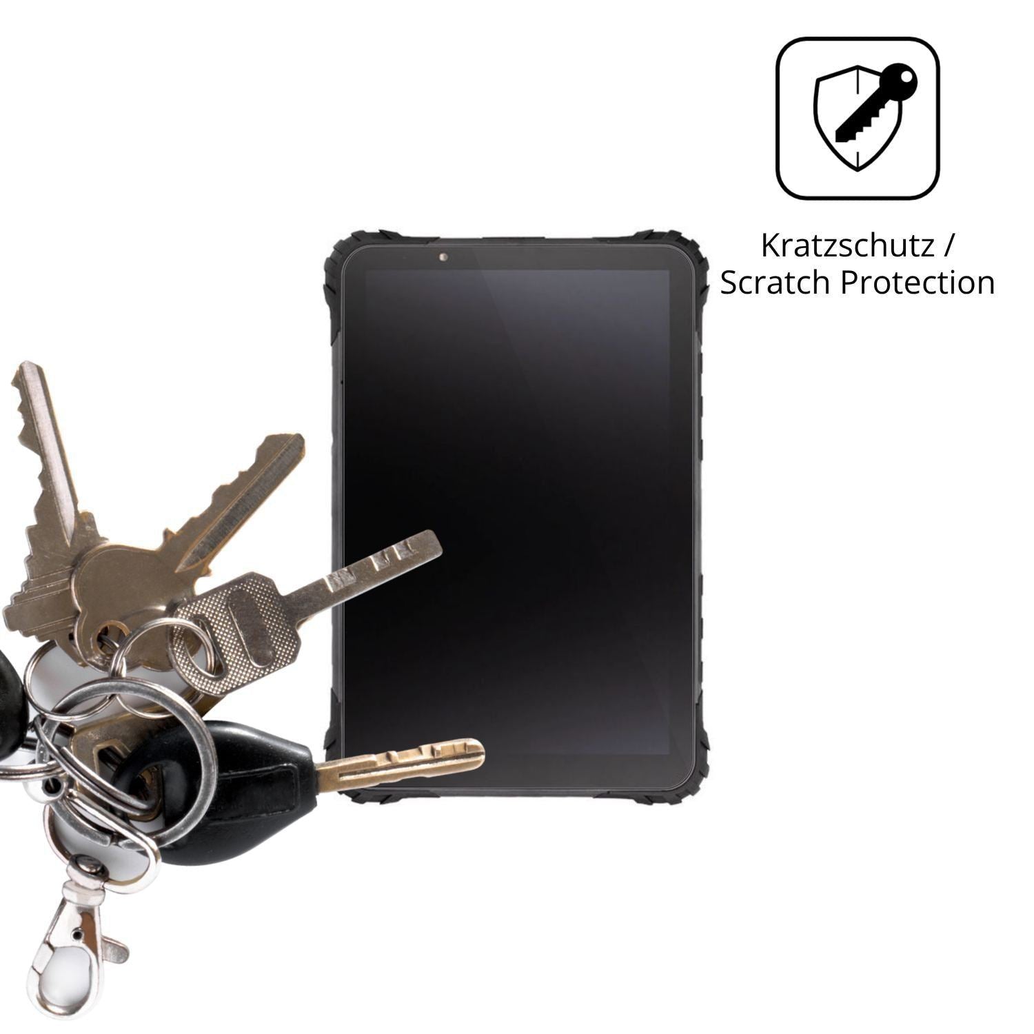 2x Schutzfolie klar für Topicon MDT1065 Display-Sc (4)